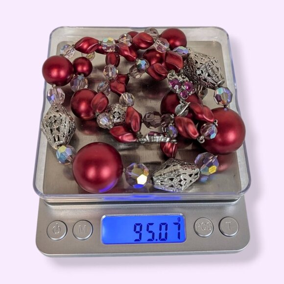 🍁Vintage Continental 2-Strand Statement Necklace - Picture 6 of 6